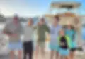 Family and friends celebrating a day of fishing in Key West